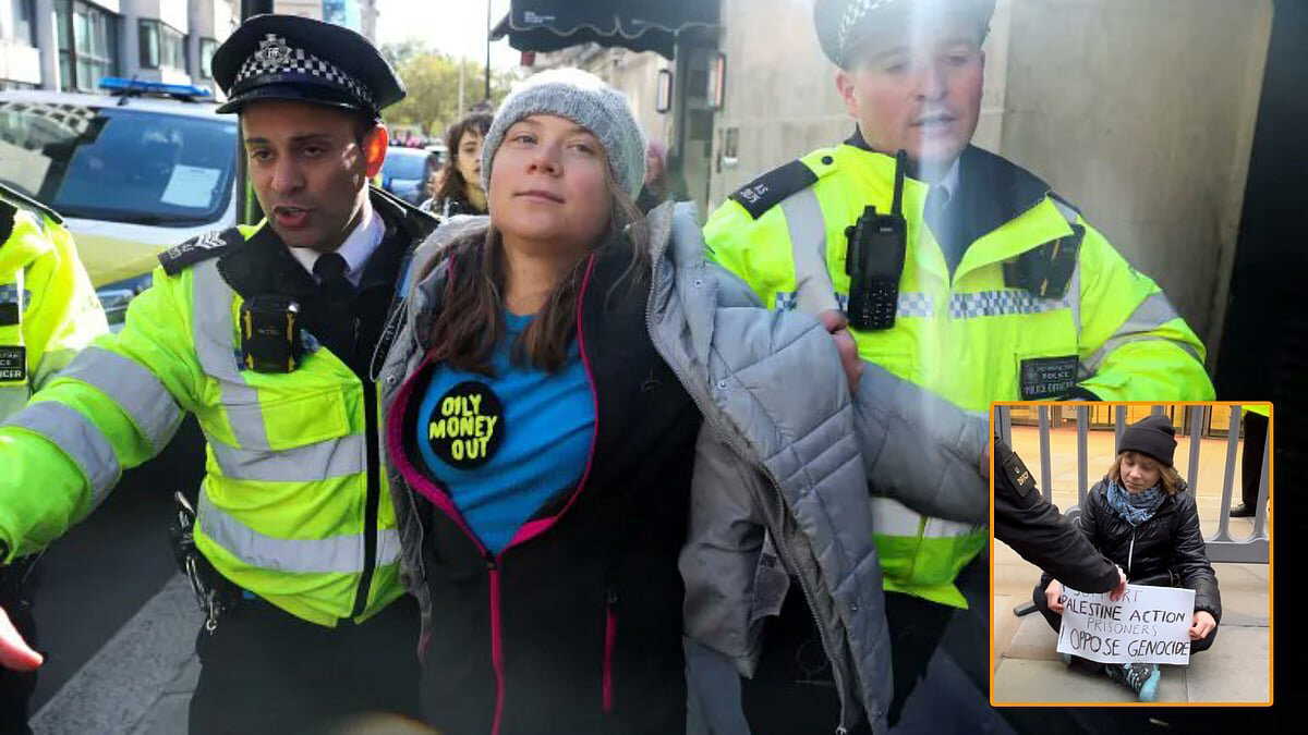 Climate activist Greta Thunberg detained in London under UK Terrorism Act