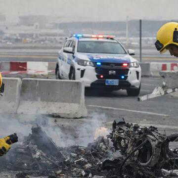 Indian national among 4 injured after drones fall near Dubai International Airport