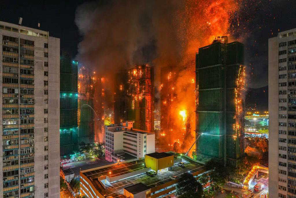 Death toll rises to 128 in Hong Kong Wang Fuk Court complex fire