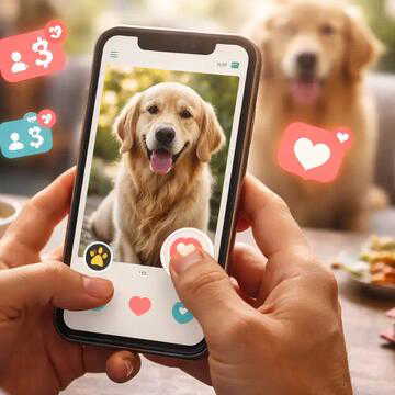 Swipe right for the dog? Why 'pet-fishing' is the latest dating trend in India