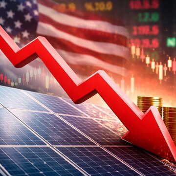 126% US solar duty jolts Indian stocks: Waaree sinks 14%, Vikram Solar under pressure