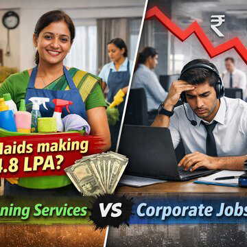 ‘Maids making 4.8 LPA’? Viral post comparing cleaning services and corporate jobs sparks debate