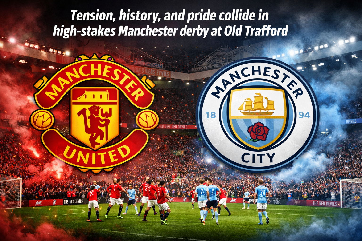 Tension, history, and pride collide in high-stakes Manchester derby at Old Trafford