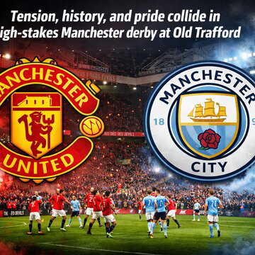 Tension, history, and pride collide in high-stakes Manchester derby at Old Trafford