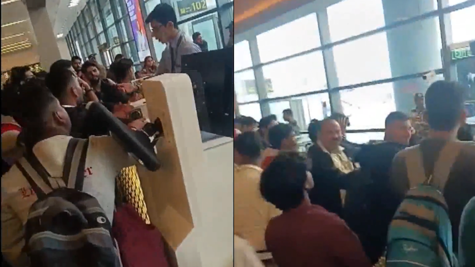 Watch: Check-in glitch sparks chaos at Hyderabad airport, flight operations hit across India
