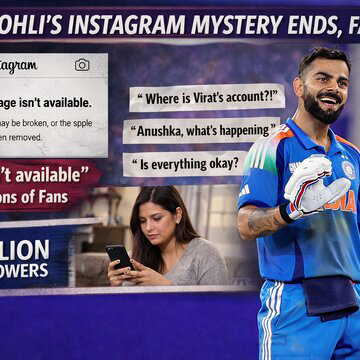 Fans breathe easy as Virat Kohli’s Instagram account makes surprise comeback