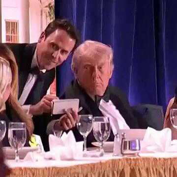 What happened to the leftover luxury meals after the White House scare?