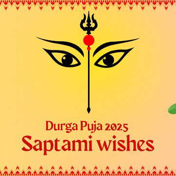 Maha Saptami 2025: 20+ wishes, messages, greetings to share on WhatsApp