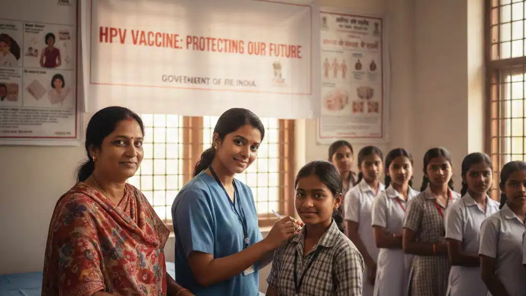 India to roll out free HPV vaccine for 14-year-old girls nationwide