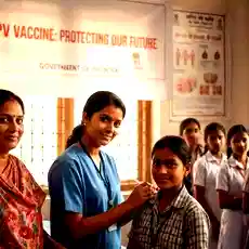 India to roll out free HPV vaccine for 14-year-old girls nationwide