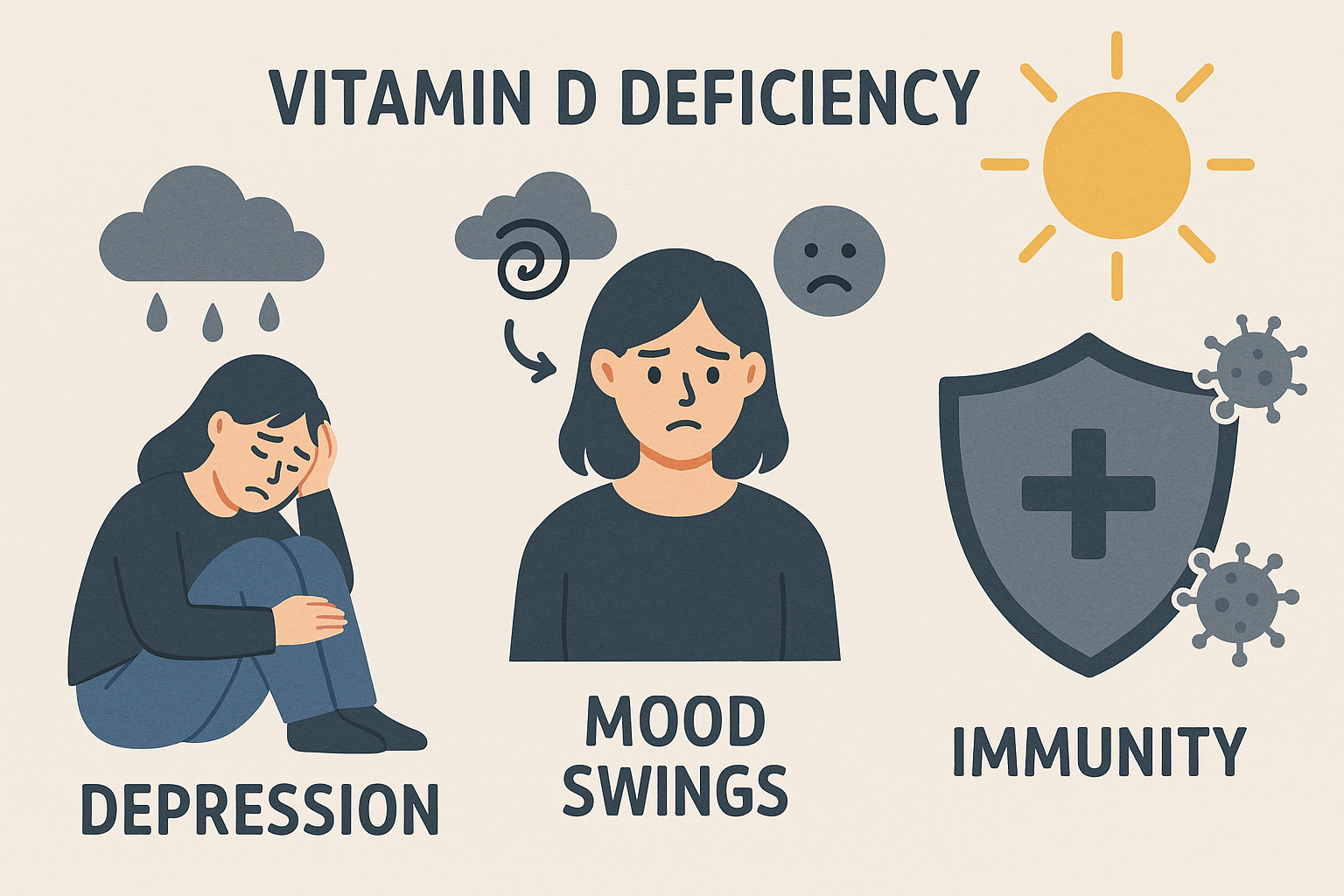 5 symptoms of Vitamin D deficiency