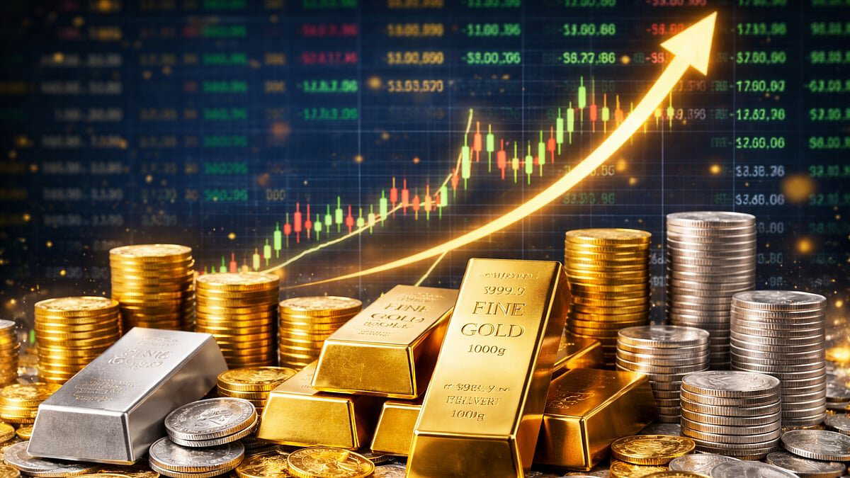 Silver surges Rs 13,650 per kg, gold climbs as market reopens after weekend