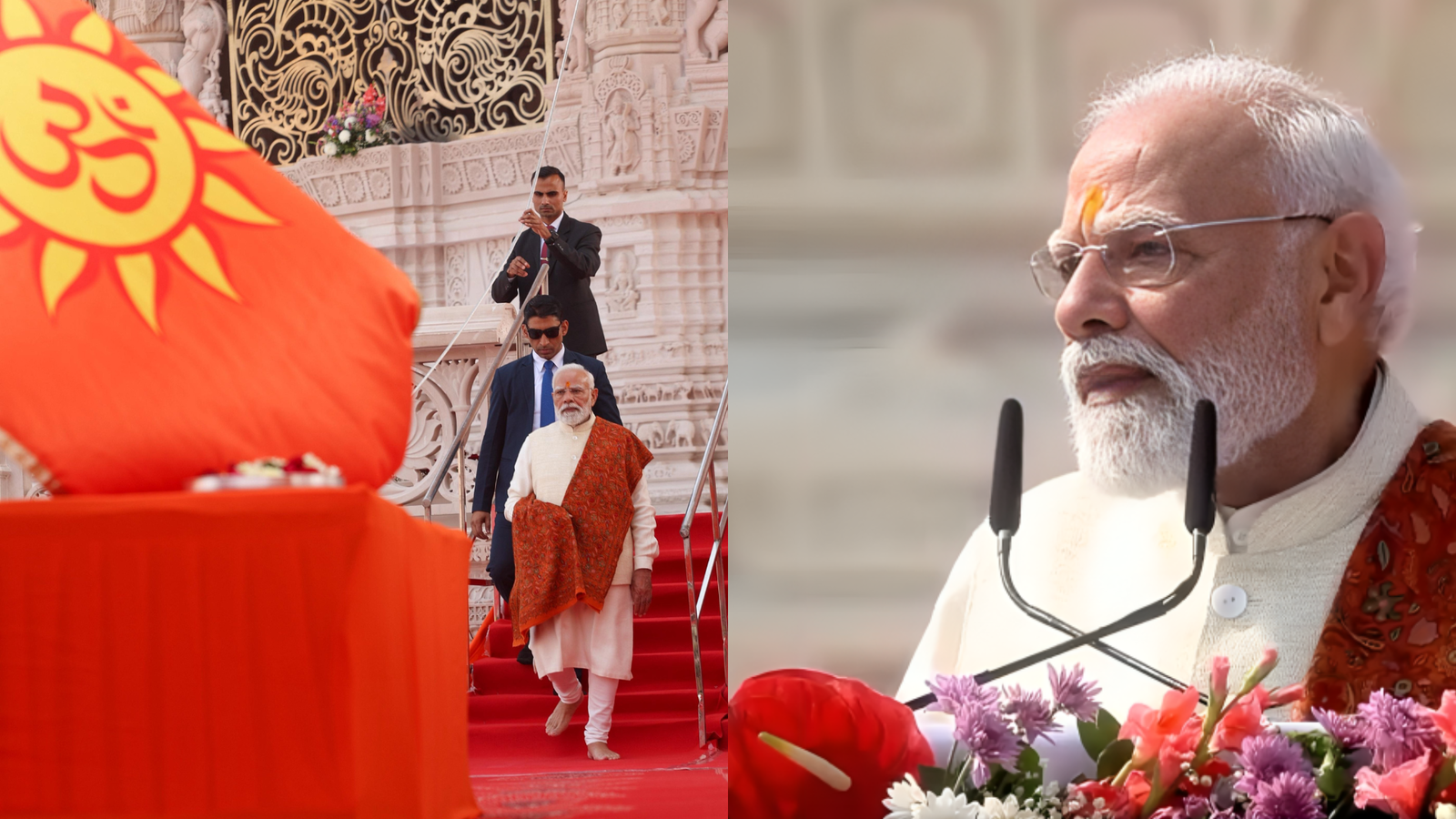 'Our Ram unites through emotion, not division’: PM Modi hoists ‘Dharma Dhwaj’ at Ayodhya Ram Mandir
