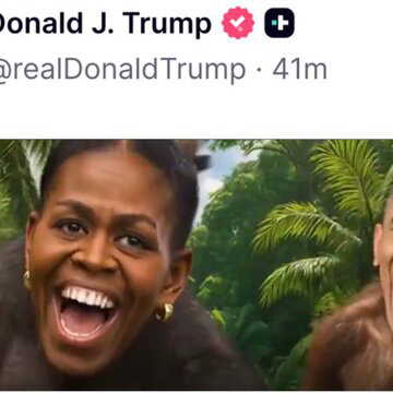 Donald Trump shares video depicting Obamas as monkeys, Internet calls it 'disgusting behaviour'
