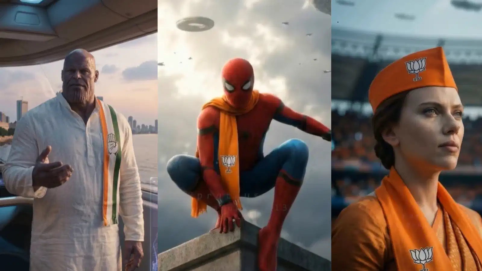 Avengers enter Indian politics- AI video turns elections into Marvel superhero showdown | WATCH
