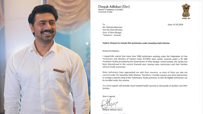 Over 7,000 Bengali film technicians to get Swasthya Sathi benefits after Dev's appeal