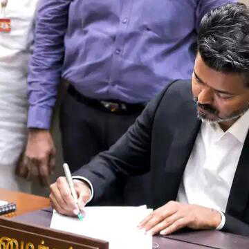 Women's safety force, free electricity: Tamil Nadu CM Vijay signs key orders after oath ceremony
