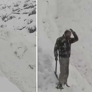 River of snow' flows through Himachal’s Pangi Valley as heavy snowfall brings life to a standstill