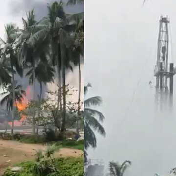Major gas leak at ONGC well in Konaseema triggers fire, villagers evacuated