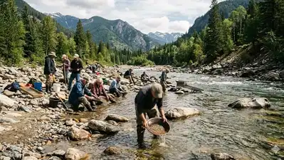 Rivers that carry gold: These waterways hide a precious secret beneath their sands