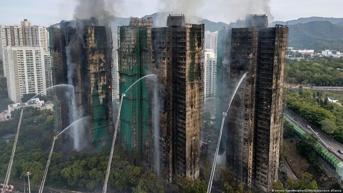 Hong Kong high-rise fire death toll rises to 94; Hundreds still feared missing