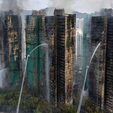 Hong Kong high-rise fire death toll rises to 94; Hundreds still feared missing