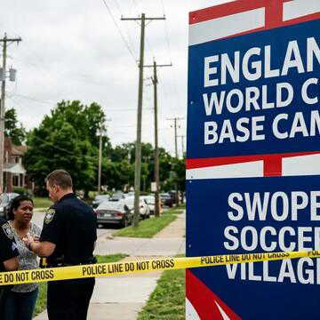 World Cup scare in US: Shooting near England's base camp leaves nine injured