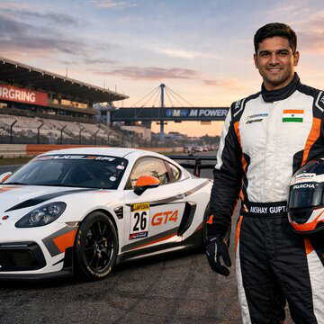 Indian racer Akshay Gupta steps up to Porsche GT4 for 2026 Nürburgring endurance series