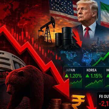 Stock market today: Sensex crashes, Nifty50 falls as rupee weakens and FIIs exit