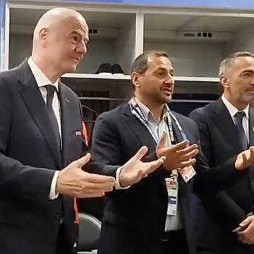 Gianni Infantino visits Iran dressing room after visa chaos rocks World Cup campaign