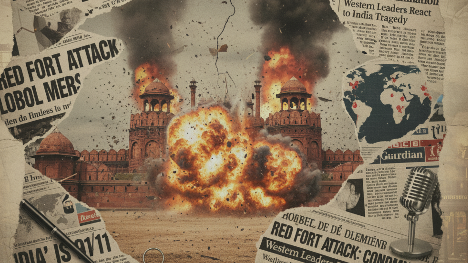 Delhi Red Fort blast: How major Western media reported the terror attack