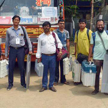 How do officials reach a polling booth at 7,500 ft? Here's what it takes