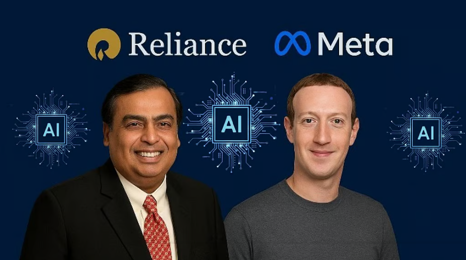 Reliance and Meta forms joint AI venture with Rs 855 crore of investment