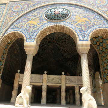 What is the Golestan Palace, the UNESCO treasure damaged in Tehran?
