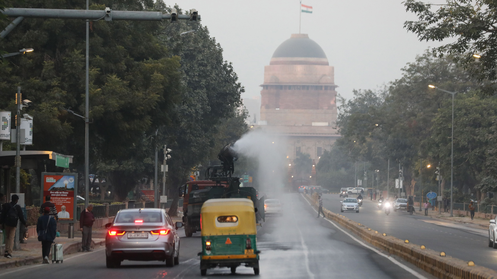 Delhi air quality improves to ‘poor’ category after days of ‘very poor’ pollution; colder week ahead