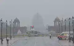 Rain brings no relief as Delhi’s air quality remains stuck in ‘poor’ zone after dust storm