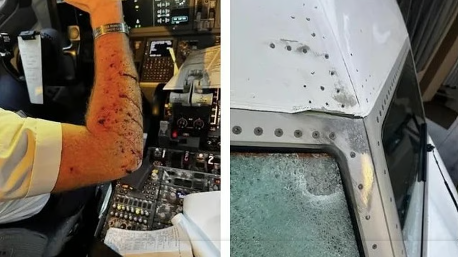 Pilot injured as windshield breaks mid-air, flight makes emergency landing