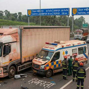Ambulance-truck tragedy in Assam’s Sonitpur kills 7, driver on the run
