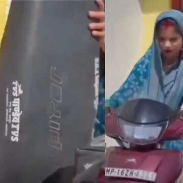 Baby in scooter storage? Viral video sparks safety debate online