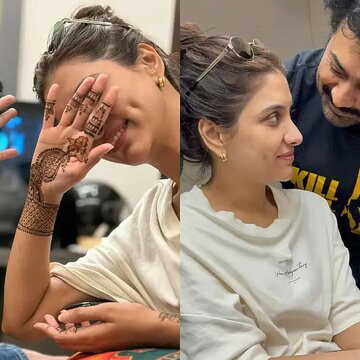 Is Tollywood's 'Perfect Couple', Dev and Rukmini Maitra’s wedding on the cards? Mehendi photos spark buzz