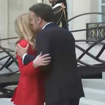 ‘Her face tells the story….’ Meloni- Macron awkward hug sparks discussions across the internet | Watch
