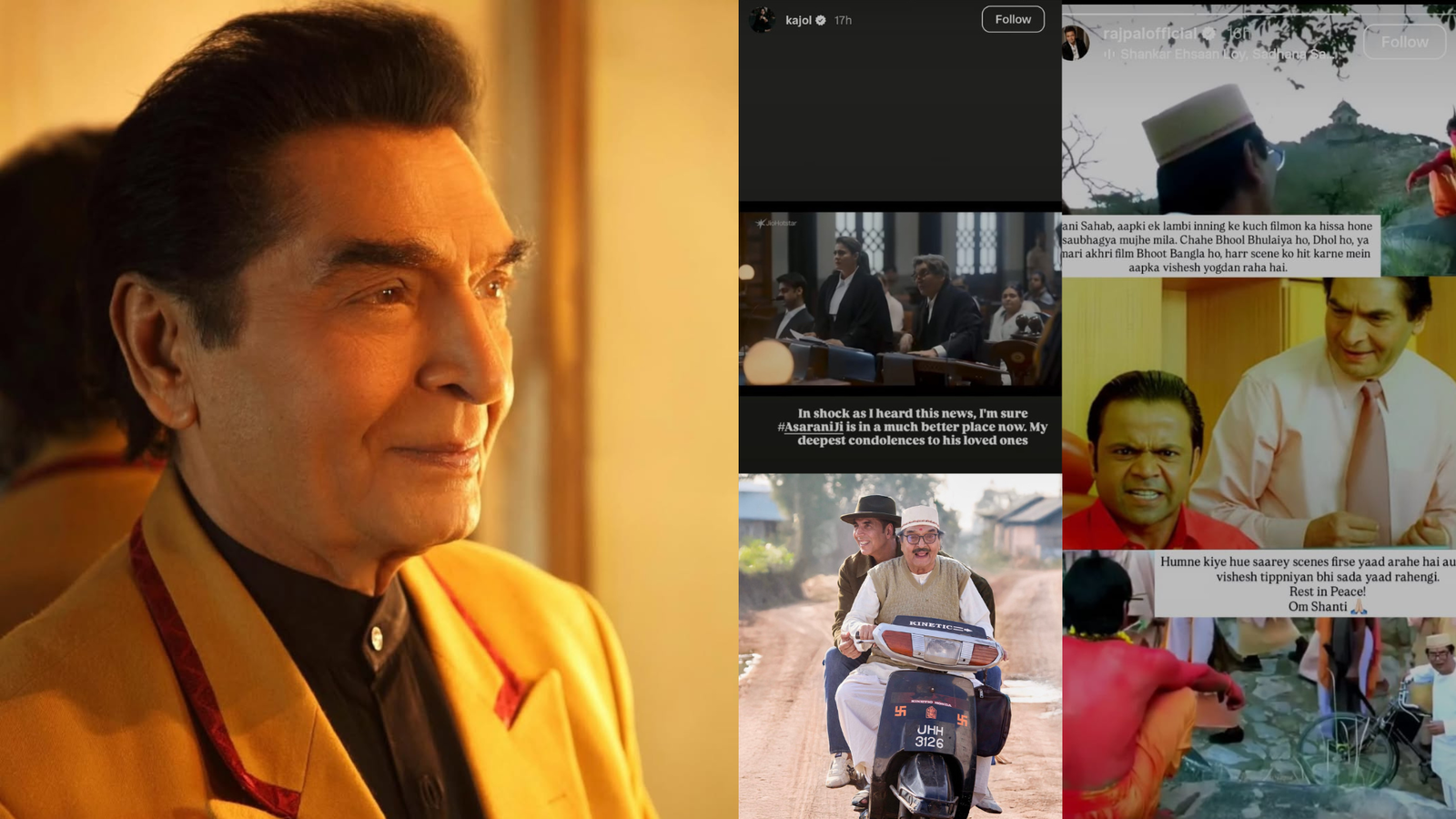 PM Modi and Bollywood mourns comedy legend Asrani, who dies at 84