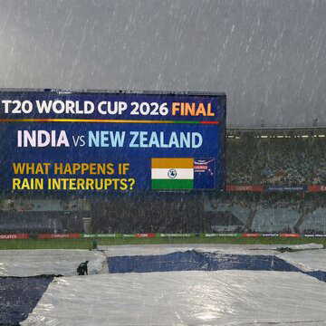 T20 World Cup 2026 Final: What happens if rain disrupts India vs New Zealand clash