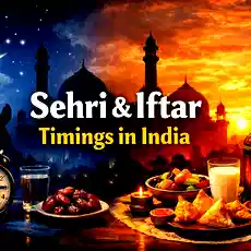 Sehri and Iftar timings across major Indian cities for March 1, 2026