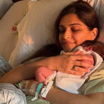 Sonam Kapoor shares first glimpse of newborn baby boy, pens heartfelt note