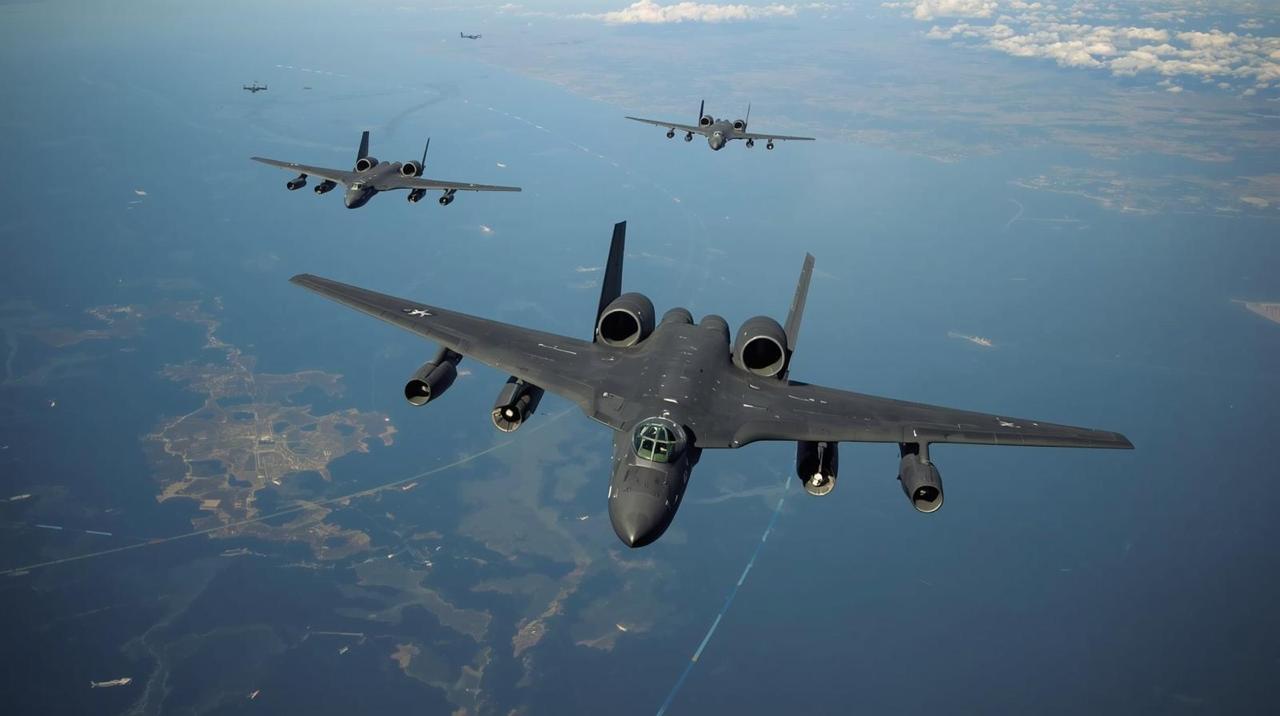 Flight Radar 24 shows US B-1 bombers flying near Venezuela