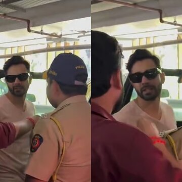 Varun Dhawan stays calm as pedestrian accuses his driver: Here's how he reacted