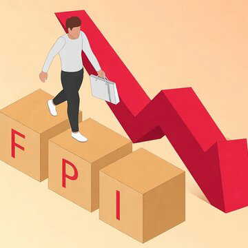 Rupee slump and trade deal uncertainty trigger foreign investment outflow of Rs 22,530 crore in early 2026