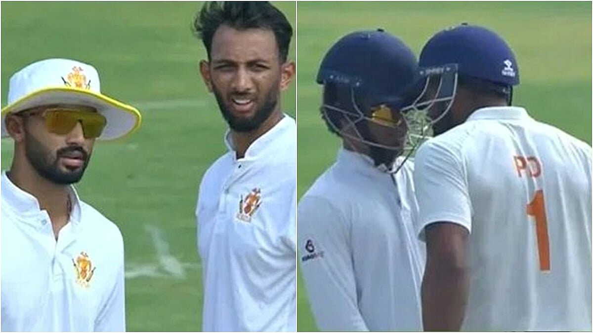 Paras Dogra headbutts KV Aneesh,Ranji Trophy final turns ugly after heated altercation