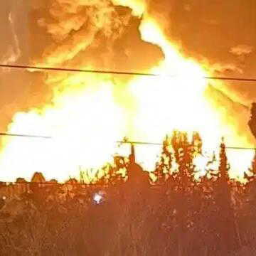 Israeli strikes hit Tehran oil depots as fires erupt across the capital